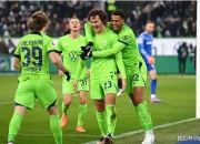 米兰,-沃尔夫斯堡稳步前行，巩固德甲积分榜上的位置