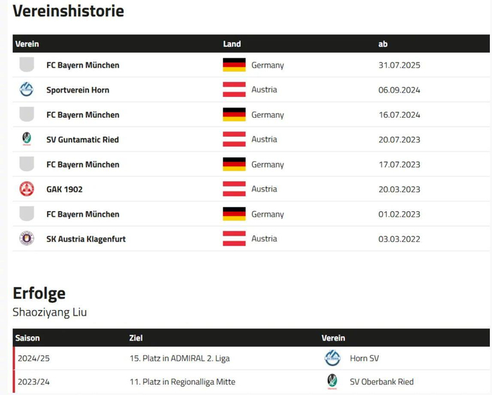 拜仁慕尼黑俱乐部宣布签下新秀球员